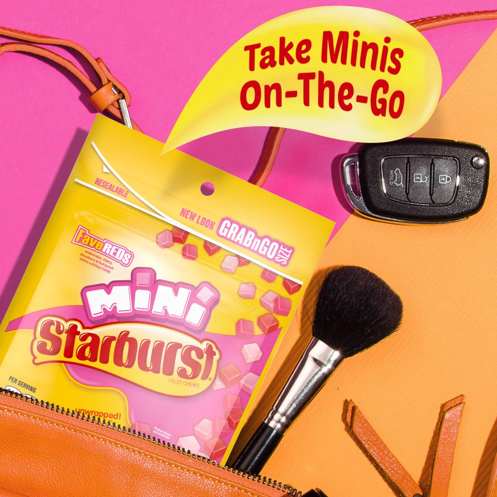 Starburst FaveREDS Minis bulk pack ideal for sharing at events.