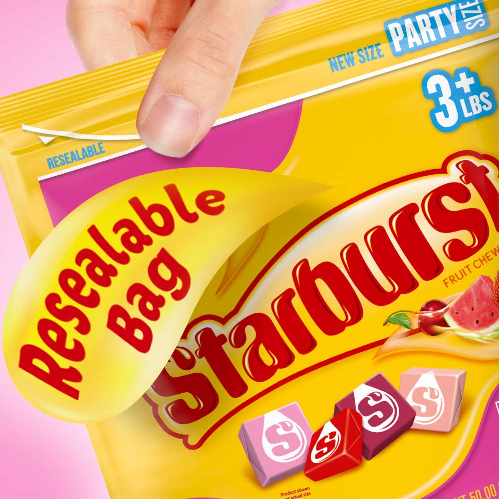 STARBURST FaveREDS party bowl display invites guests to grab a fruity treat