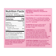 Starburst Gelatin All Pink Strawberry flavor offers bright berry notes for gatherings.