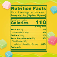 Resealable STARBURST Minis Sours bag keeps candies fresh between servings.