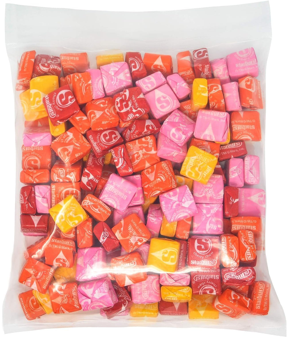 Starburst Original Fruit Chews bag showing a 2-pound bundle for easy sharing.