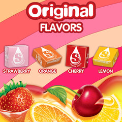 Close-up of Starburst Original Fruit Chews soft chewy texture for satisfying snacking