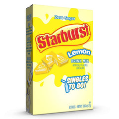 Starburst Singles To Go Lemon travel mug moment with drink stick
