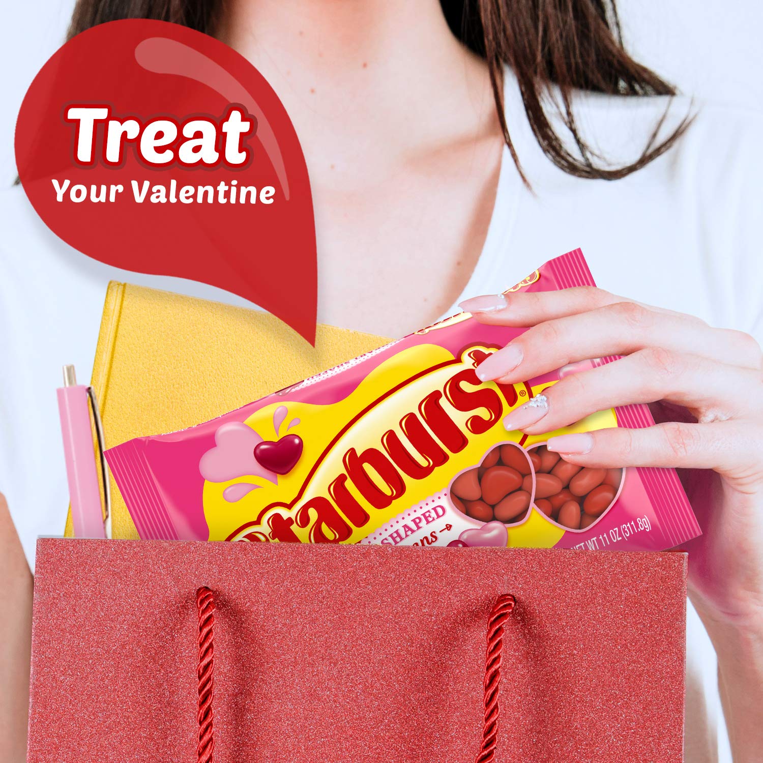 Starburst strawberry-cherry jellybeans offer chewy texture for celebrations