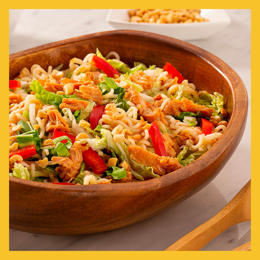 StarKist Teriyaki Chicken, 11g protein per pouch, ideal for active days.