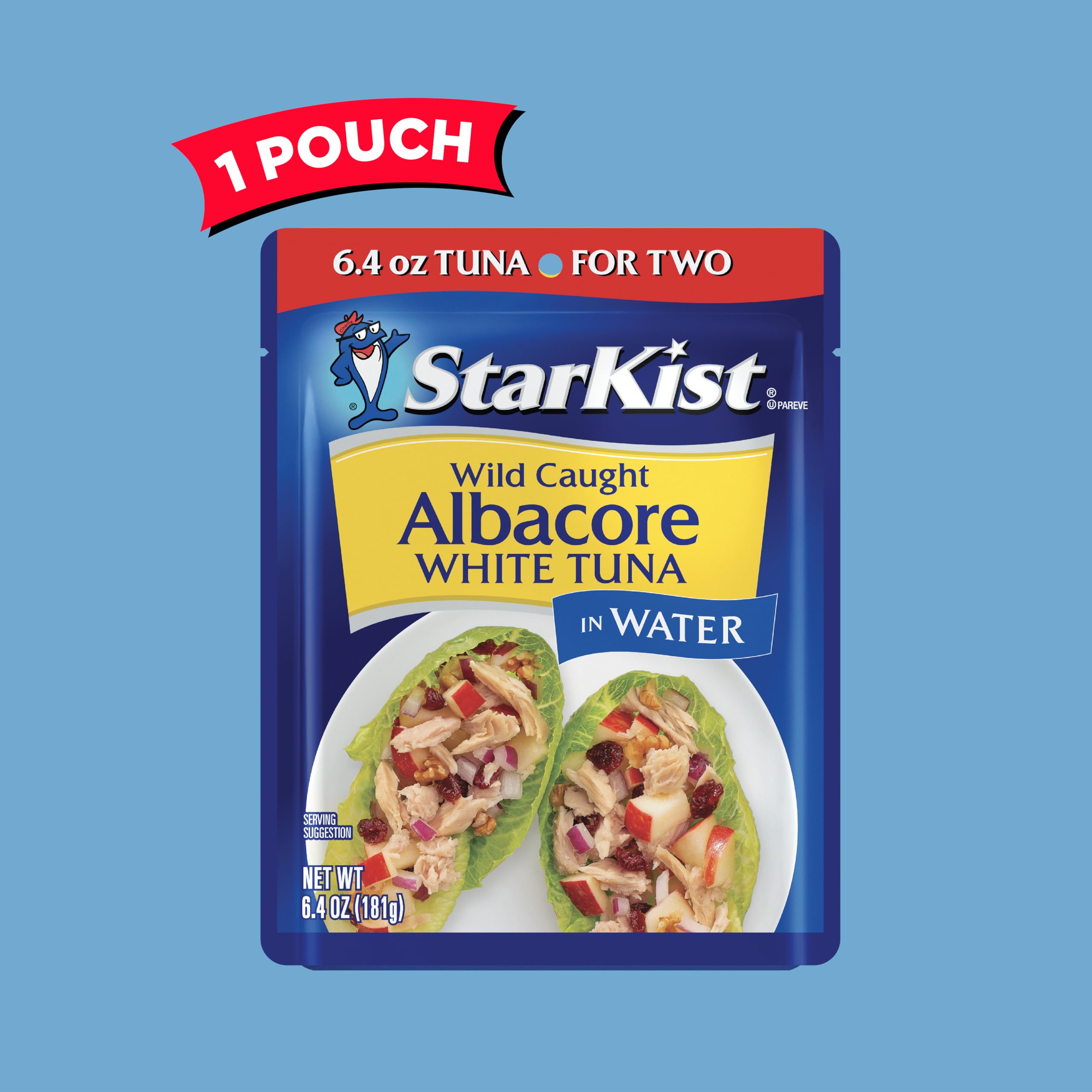 StarKist albacore tuna water, 19g protein per serving