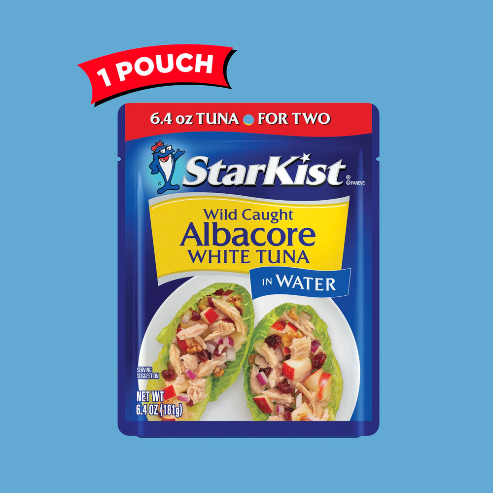 StarKist albacore tuna water, 19g protein per serving