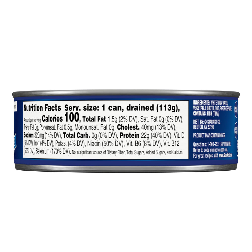 StarKist albacore tuna in water on the pantry shelf for easy meals.