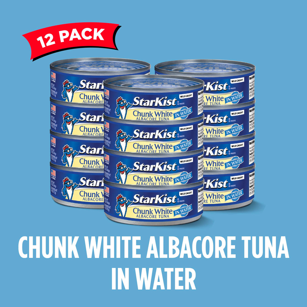 StarKist wild caught albacore tuna in water with mild flavor.