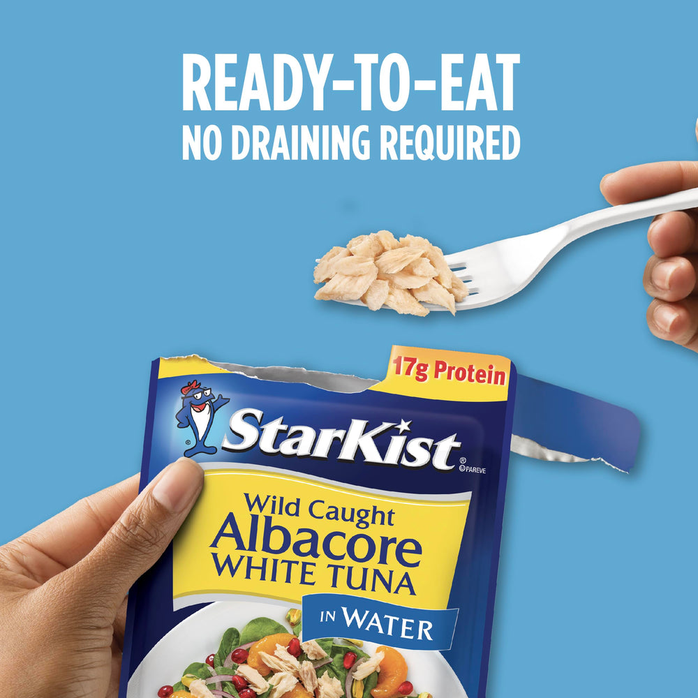 StarKist tuna in water pouch used in easy pasta dishes for protein.