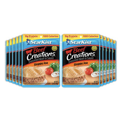 StarKist Beef Creations Sloppy Joe pouch, ready-to-eat protein snack.