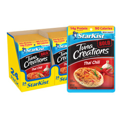 StarKist Bold Thai Chili Style pouch front packaging for quick meals.