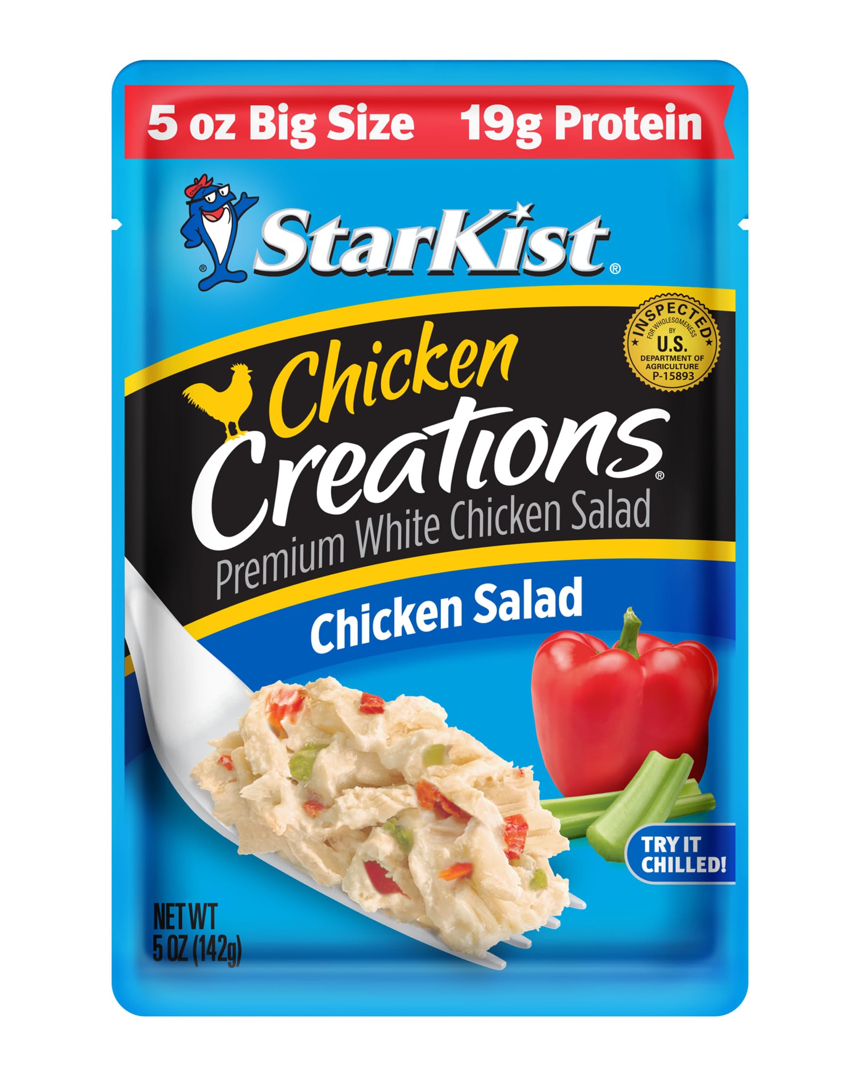 StarKist Chicken Creations big-size pouch of chicken salad for on-the-go lunches