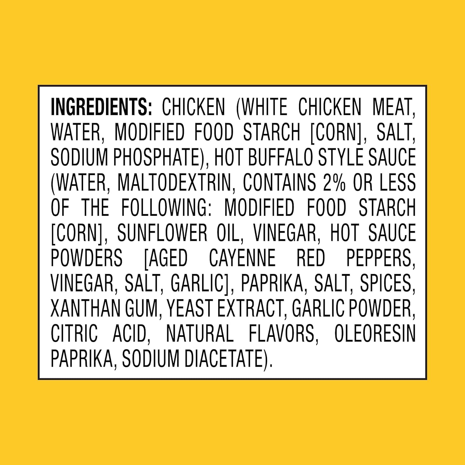 StarKist Chicken Creations Bold Buffalo pouch ready-to-eat gluten-free protein.