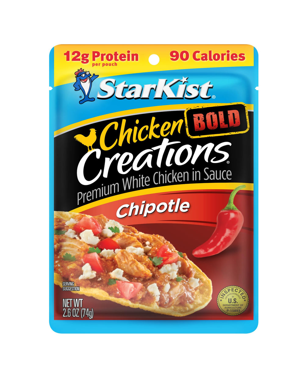 StarKist Chicken Creations Chipotle pouch ready-to-eat protein for meals