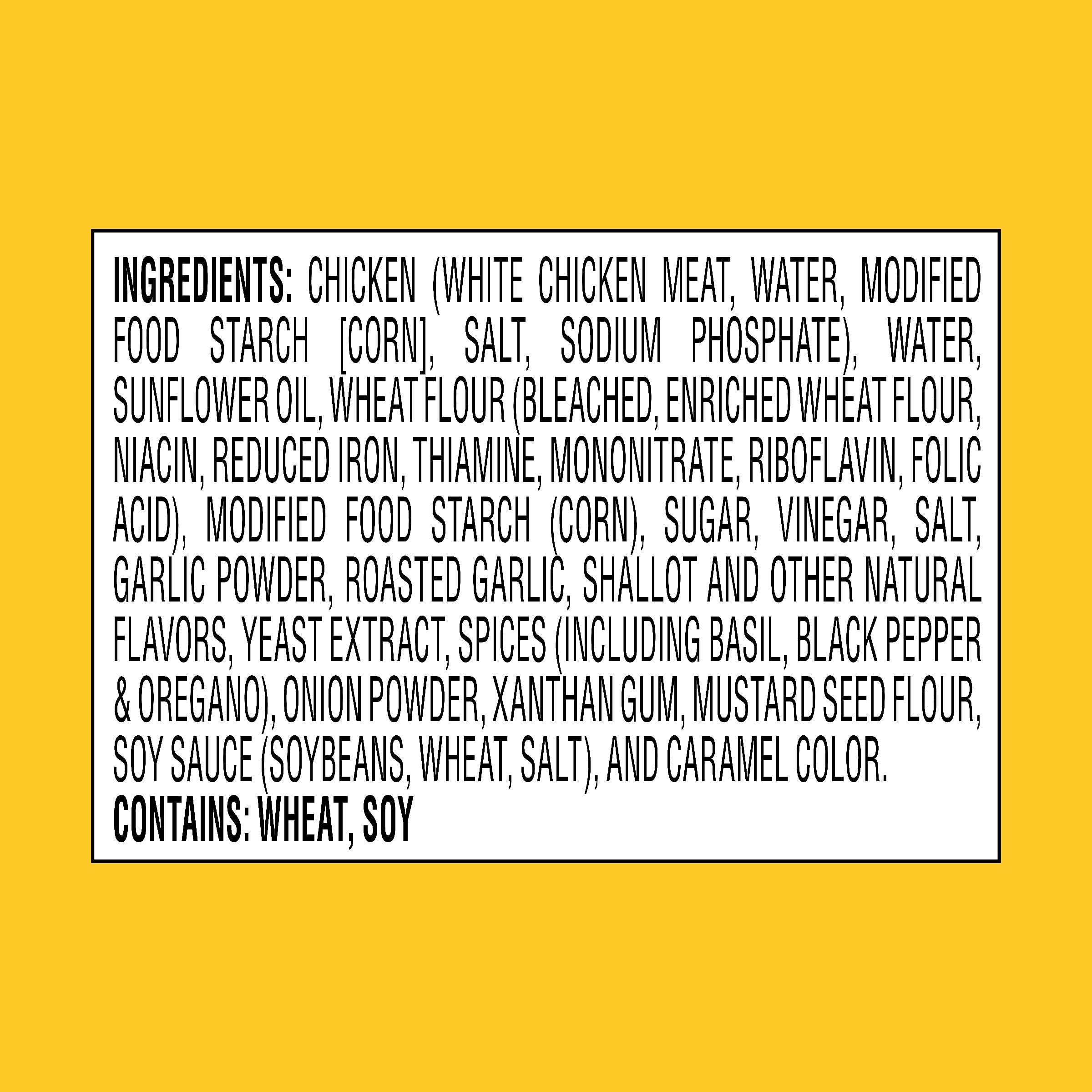 StarKist Chicken Creations nutrition label—10 g protein per pouch for active days.
