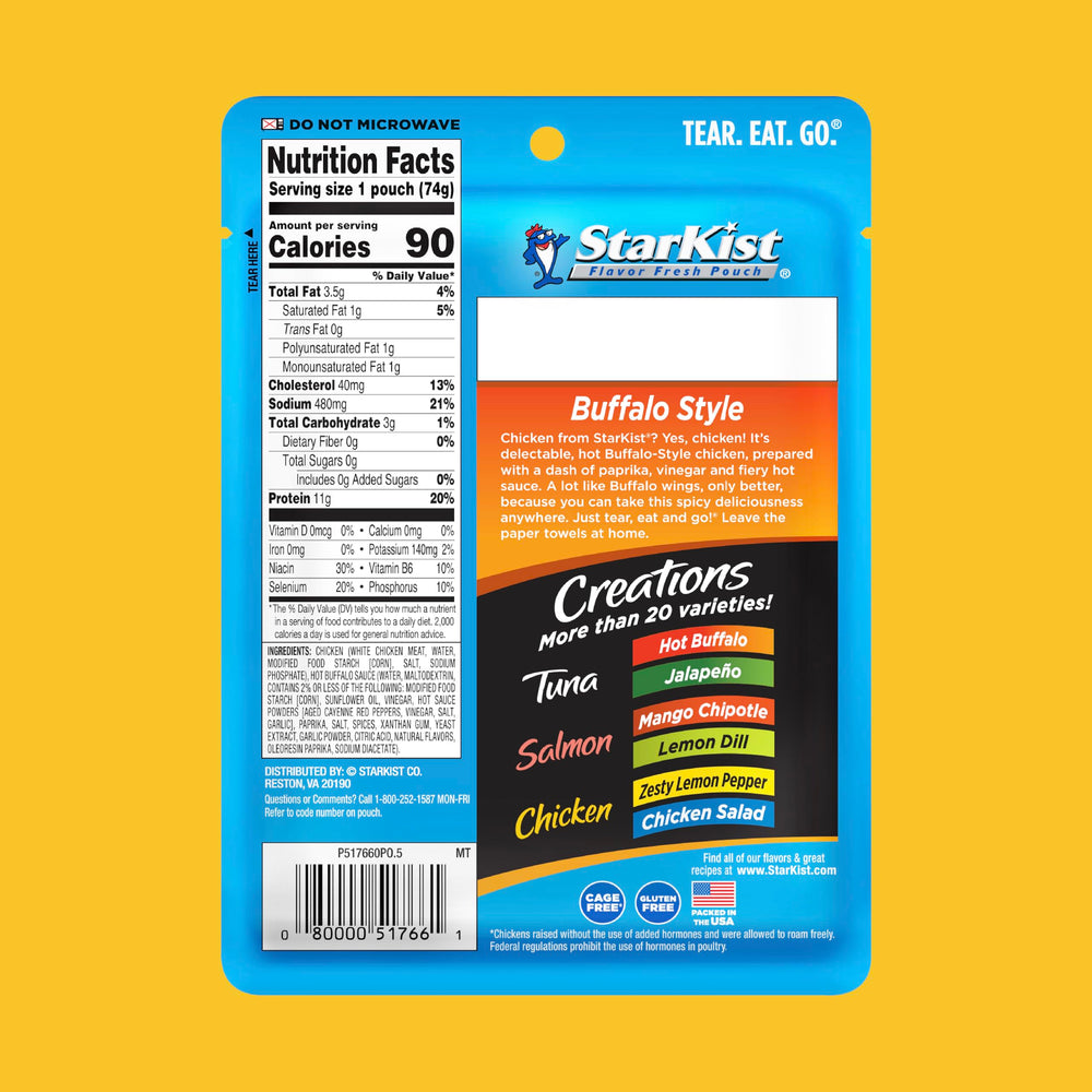 StarKist Chicken Creations lean protein serve ideal for quick salads.