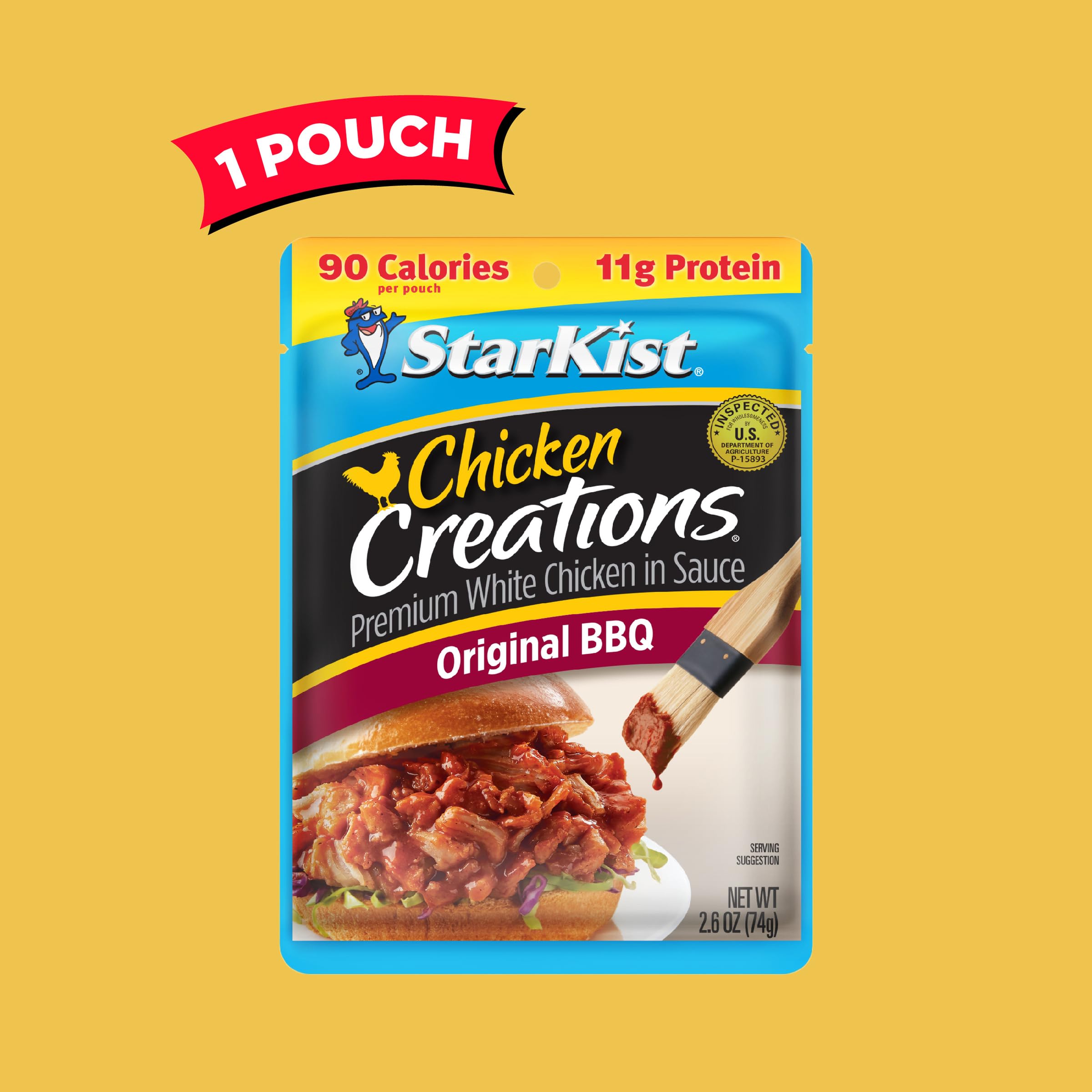 StarKist Original BBQ pouch served with salad for a versatile meal idea