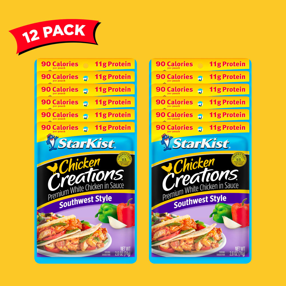 StarKist Southwest Style chicken on a tortilla for tacos and wraps