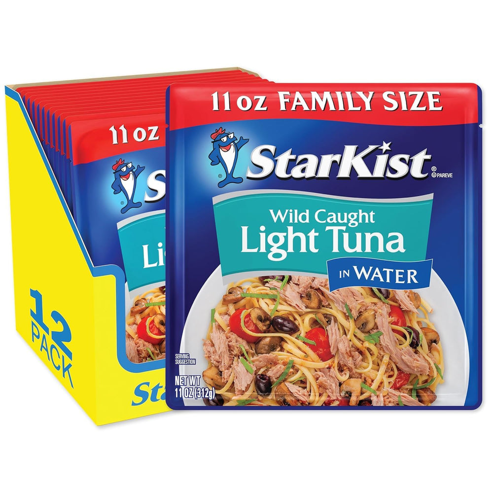 StarKist Chunk Light Tuna in Water pouch ready for quick protein boost.