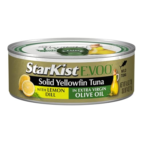 StarKist E.V.O.O. Yellowfin tuna on sandwich for protein boost.