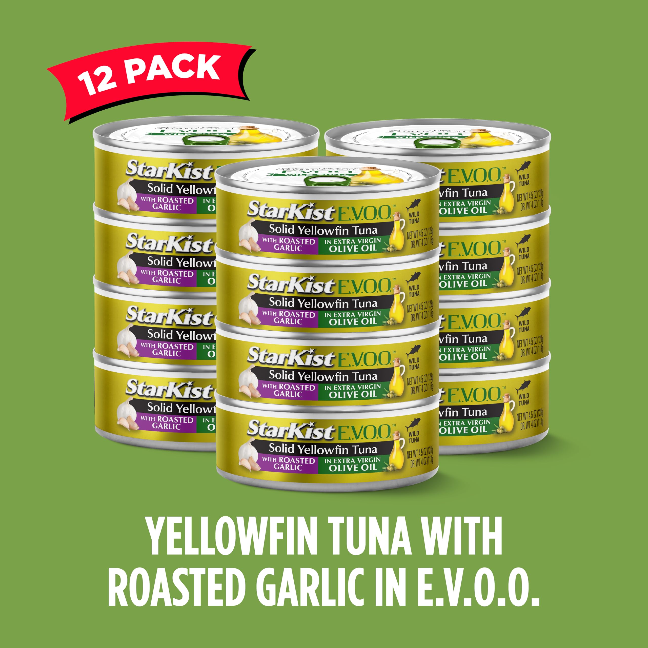 StarKist E.V.O.O. Yellowfin tuna on bread for a satisfying sandwich.
