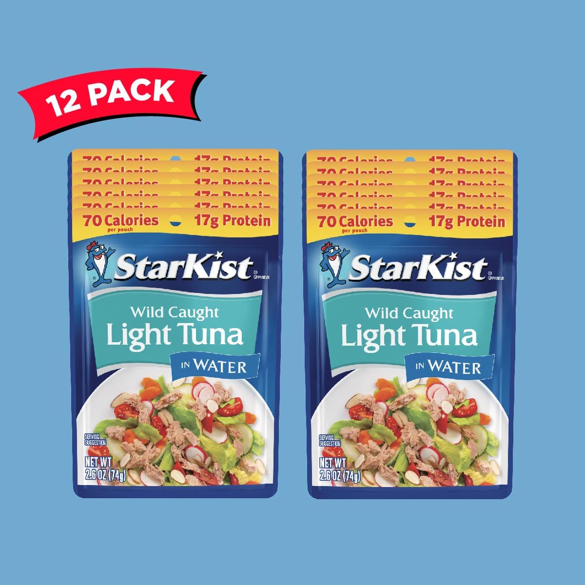 StarKist flavor-fresh tuna in water keeps meals delicious without draining or cans.