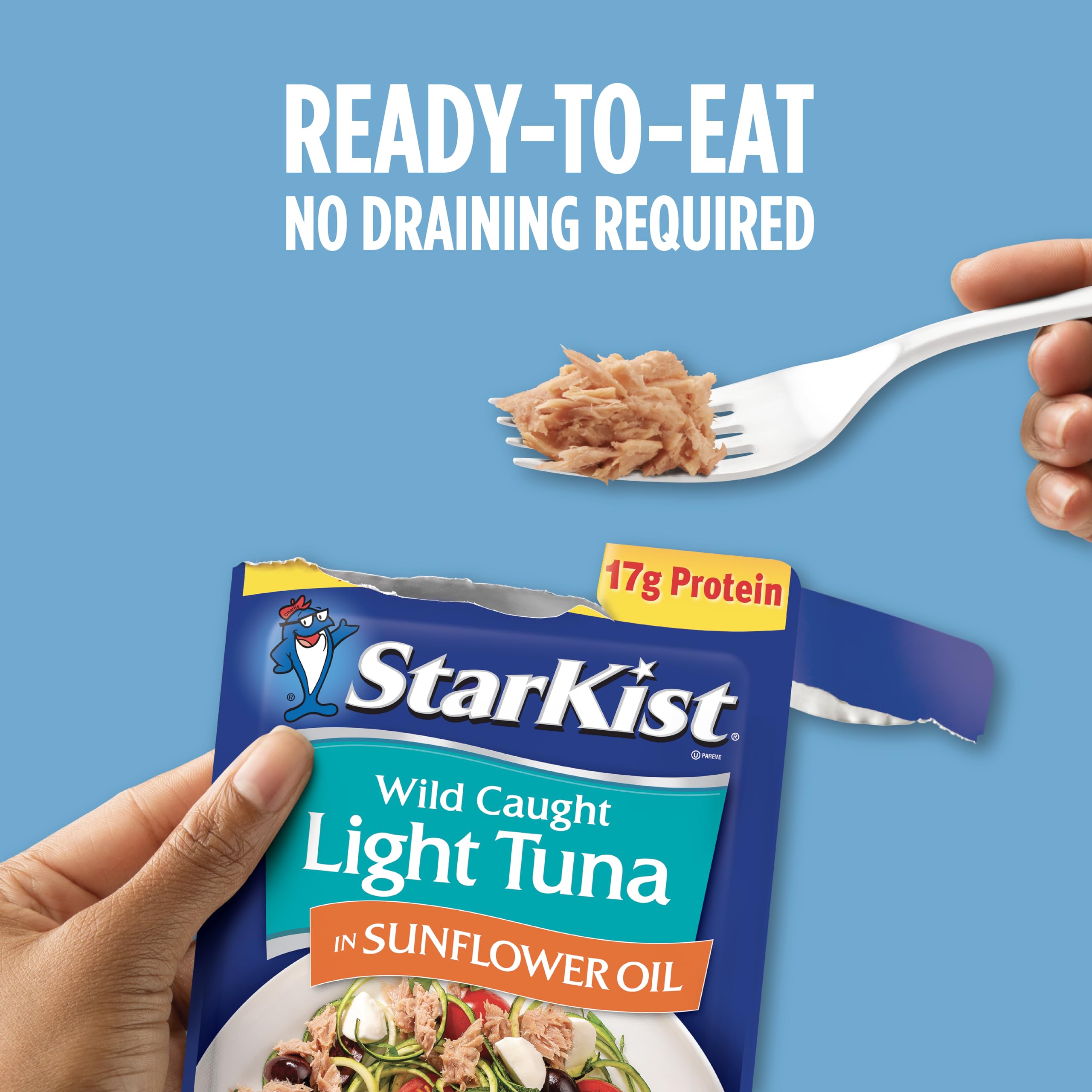 StarKist gluten-free, soy-free tuna pouch offers dietary flexibility.