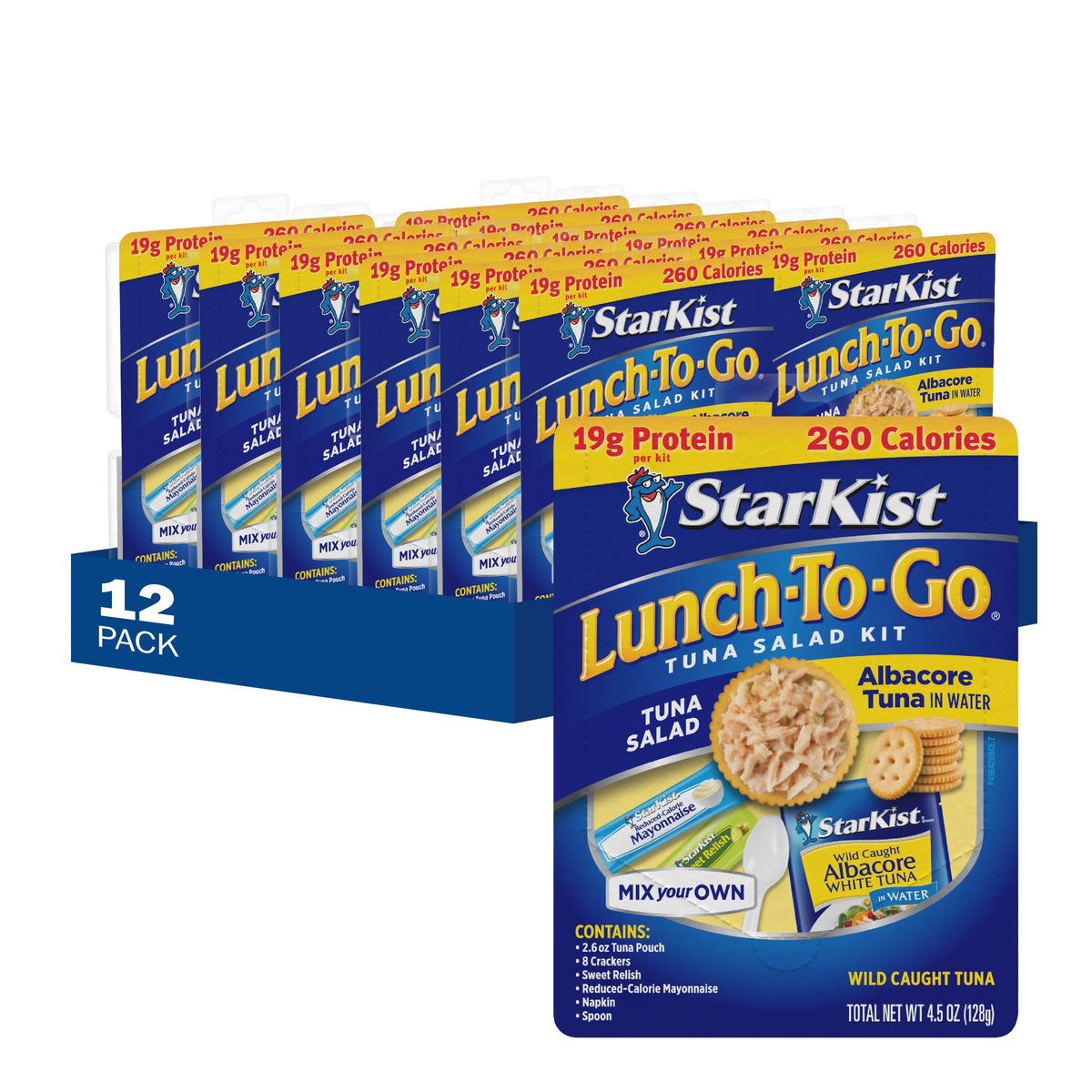 StarKist Lunch-To-Go albacore packaging for quick, convenient tuna salad.