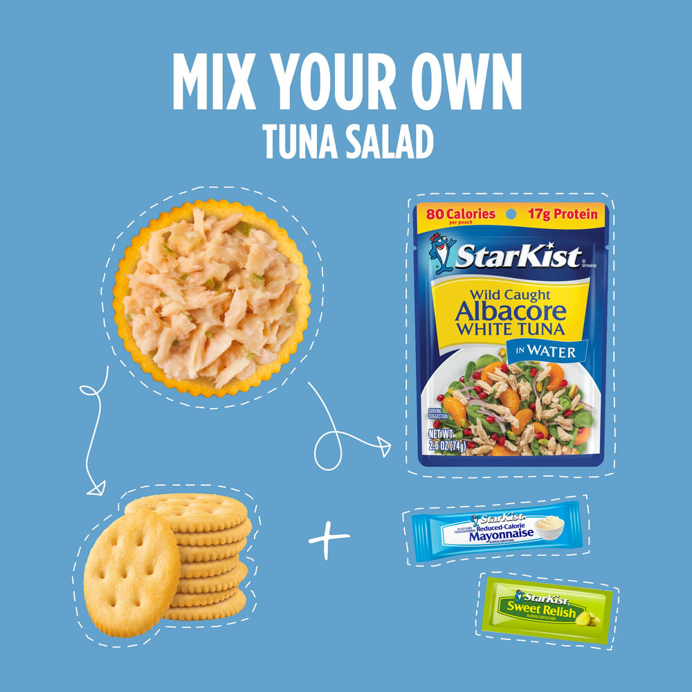 StarKist butter crackers provide a satisfying crunch with tuna salad.