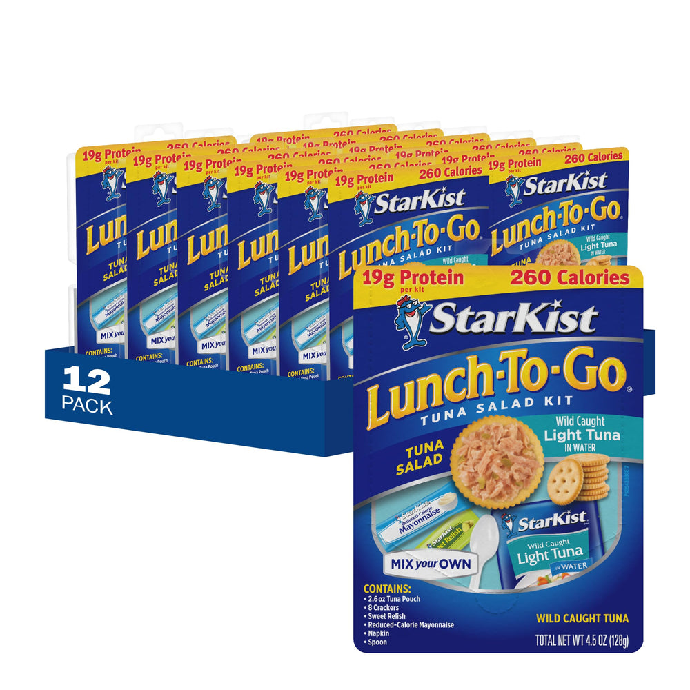 StarKist Lunch-To-Go chunky light tuna pouch for quick protein on the move.