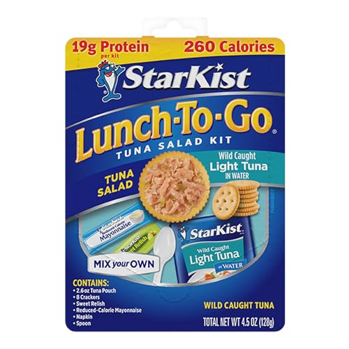 StarKist Lunch-To-Go mayo and relish packets for customizable flavor.