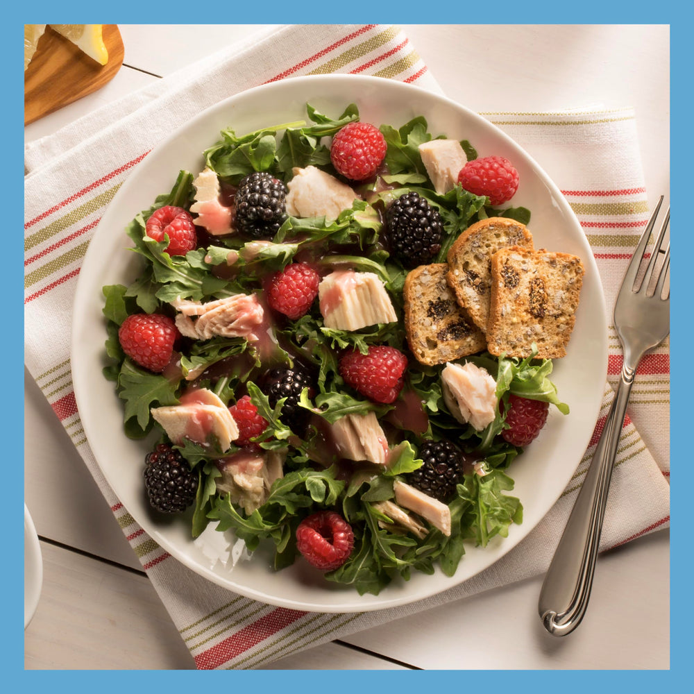 Office lunch idea with StarKist adds protein to wraps and salads.