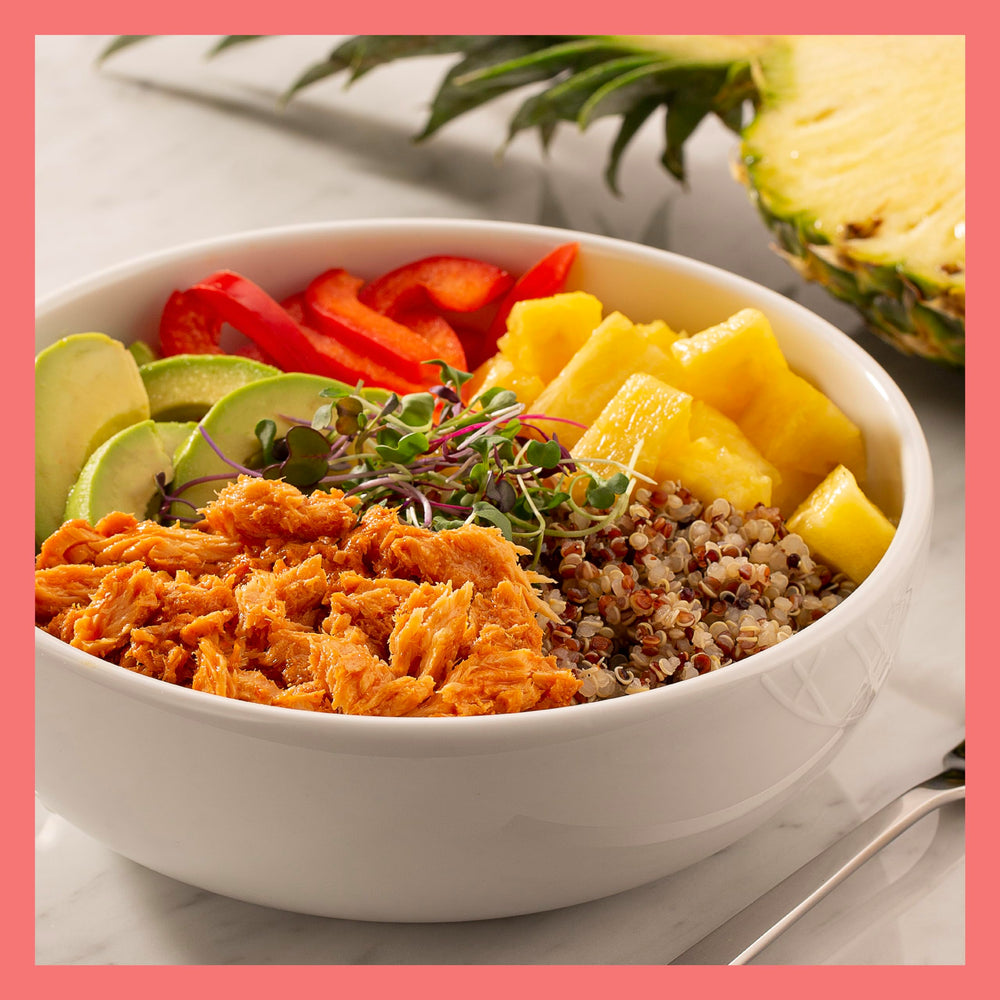 StarKist Mango Chipotle pouch in lunchbox, ready to eat anywhere.