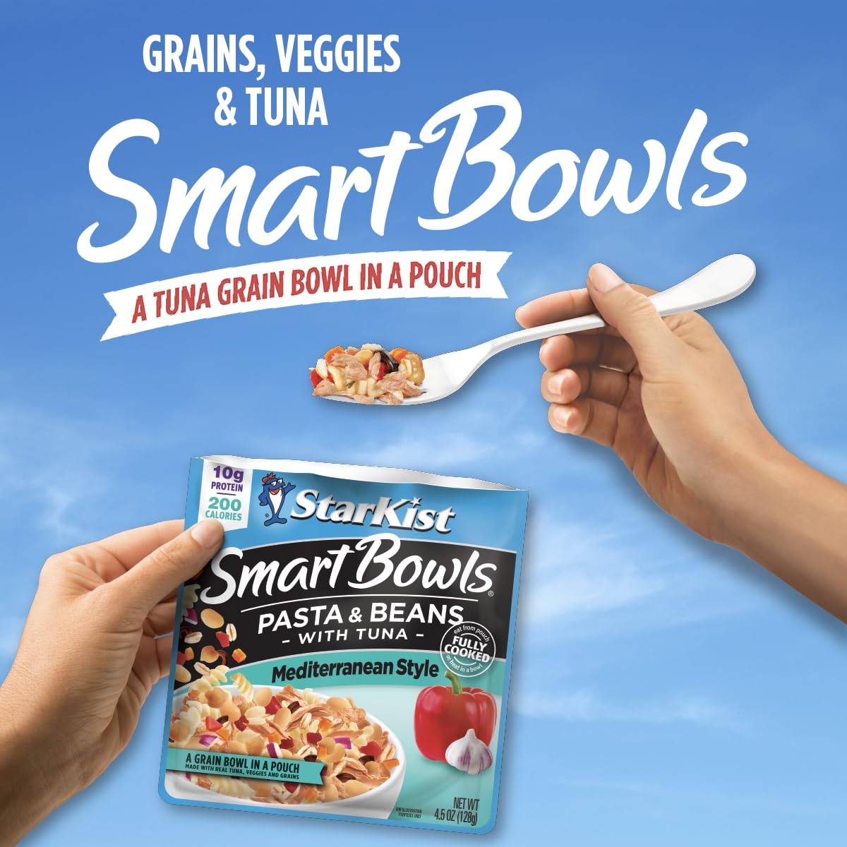 Starkist Smart Bowls garlic-herb vinaigrette flavor elevates meal