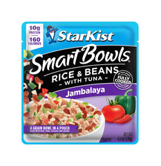 StarKist Smart Bowls Jambalaya packaging ready for on-the-go meals.
