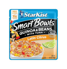 Nutrition facts for StarKist Smart Bowls Latin Citrus: 10g protein, 5g fiber