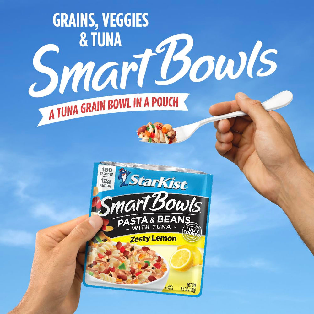 StarKist Smart Bowls Omega-3 source in a portable pouch for busy days.