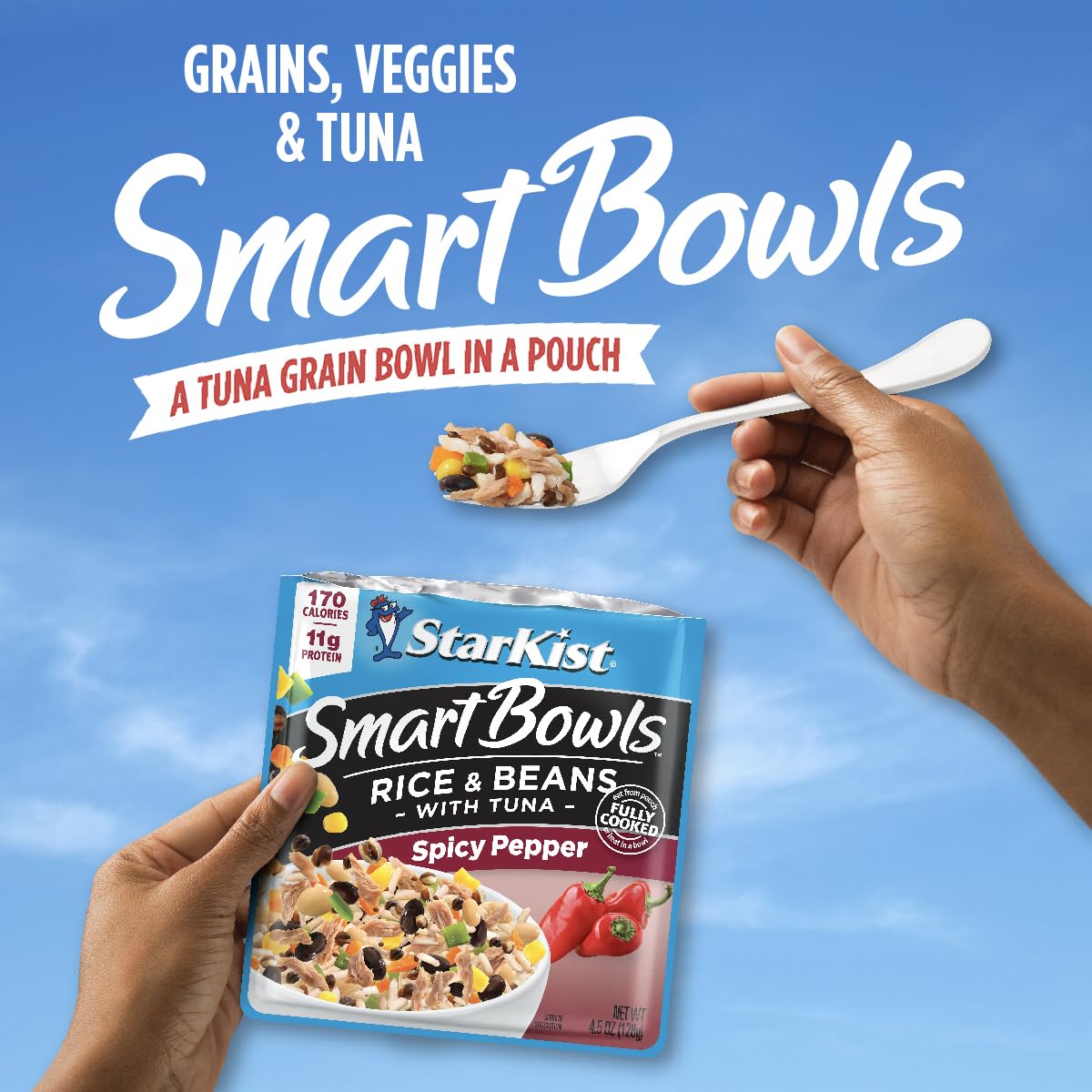 StarKist Smart Bowls Spicy Pepper features lime zest and bold flavors