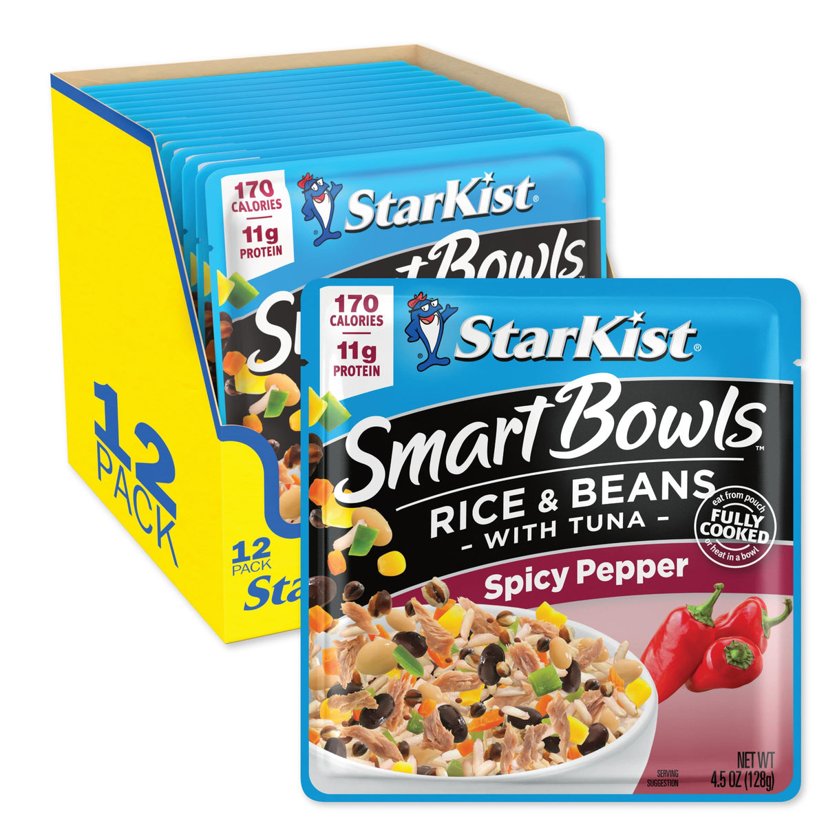 StarKist Smart Bowls Spicy Pepper pouch ready-to-eat for busy days