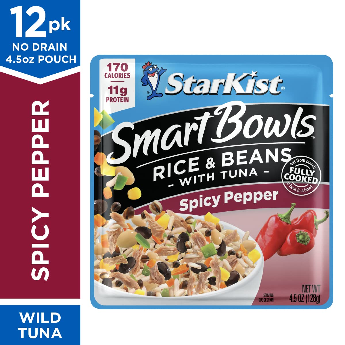 StarKist Smart Bowls Spicy Pepper pouch ideal for quick office lunches