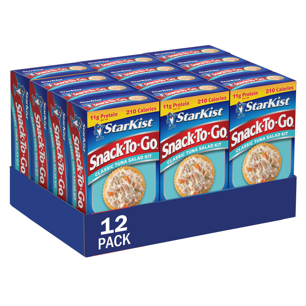 StarKist Snack-To-Go Tuna Salad Kit packaging, ideal for quick, protein-packed lunches.