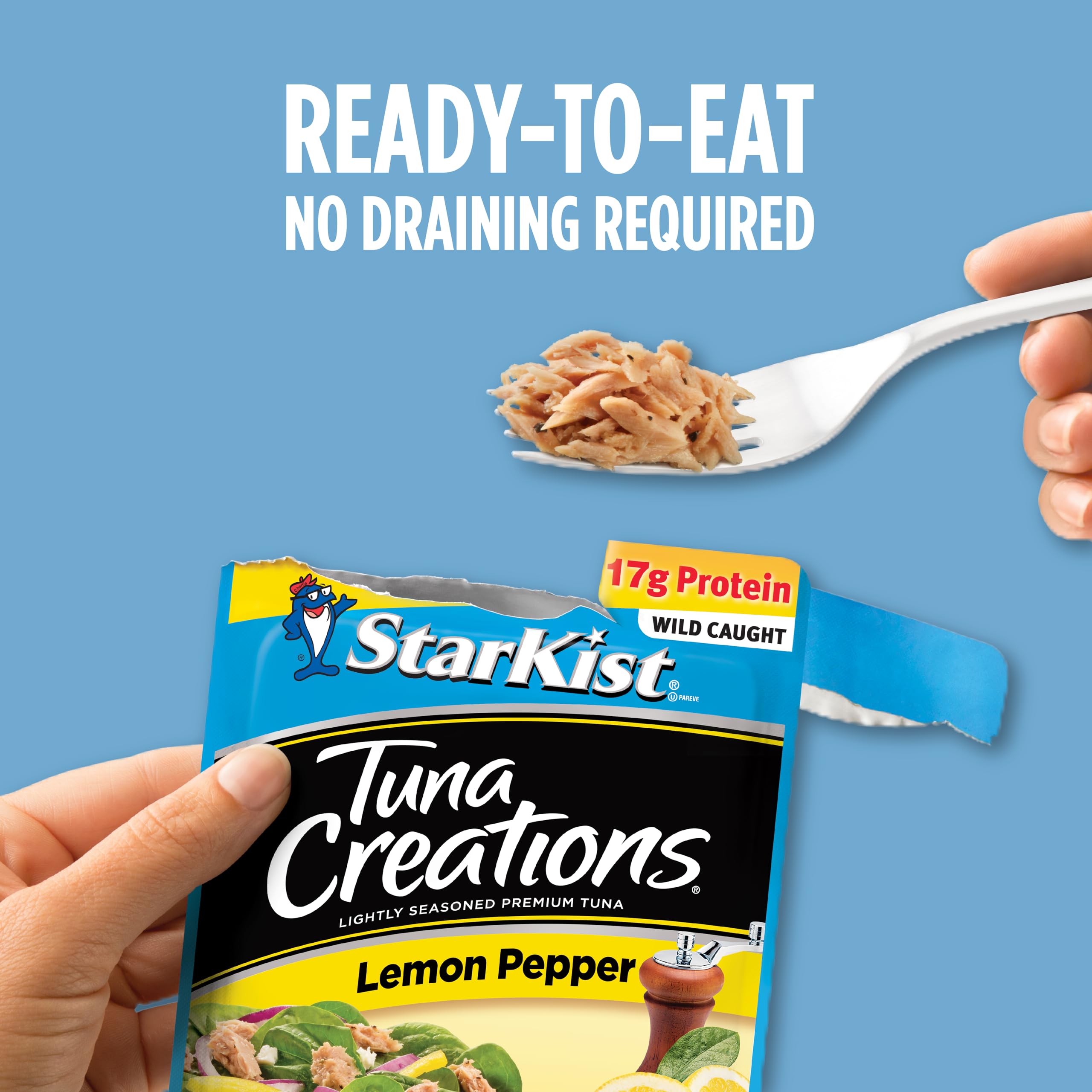 StarKist Tuna Creations 24-pack display perfect for pantry stocking.