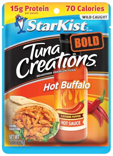 StarKist Bold Hot Buffalo pouch ready for a sandwich or wrap.