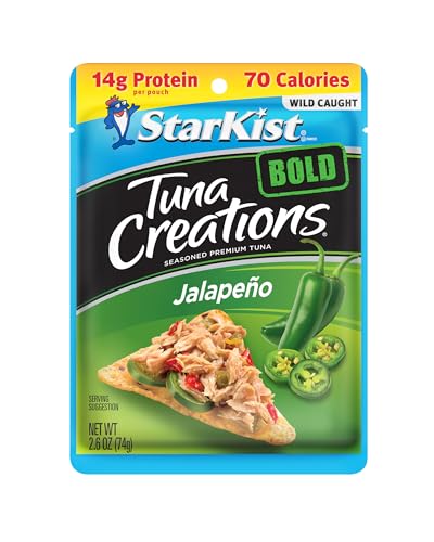 StarKist Tuna Creations Bold Jalapeño ready-to-eat pouch on sandwich