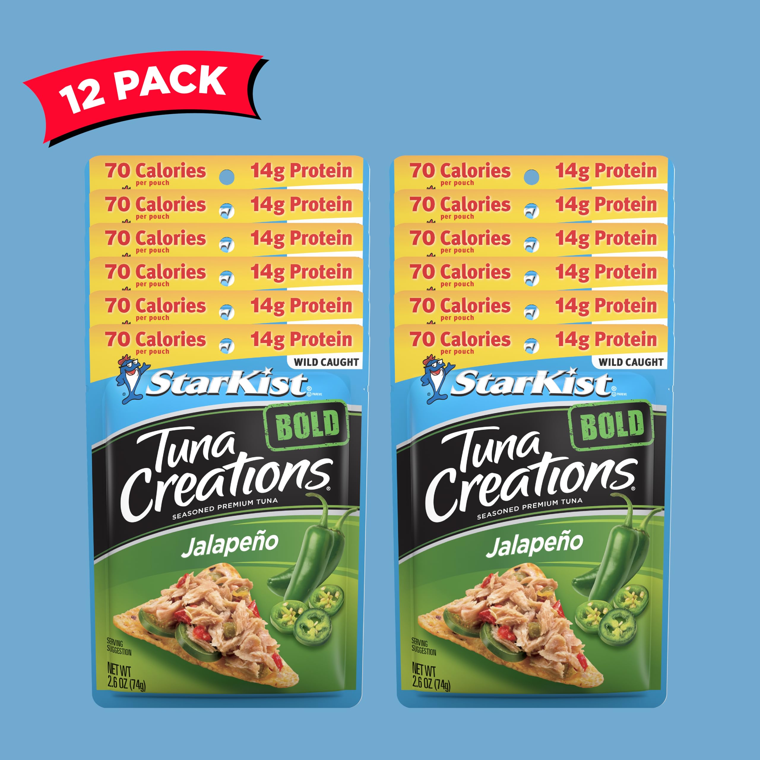 Snack idea with StarKist Bold Jalapeño pouch for quick protein