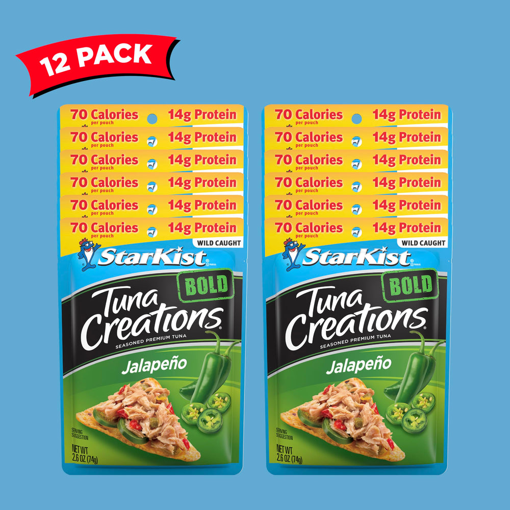 Snack idea with StarKist Bold Jalapeño pouch for quick protein