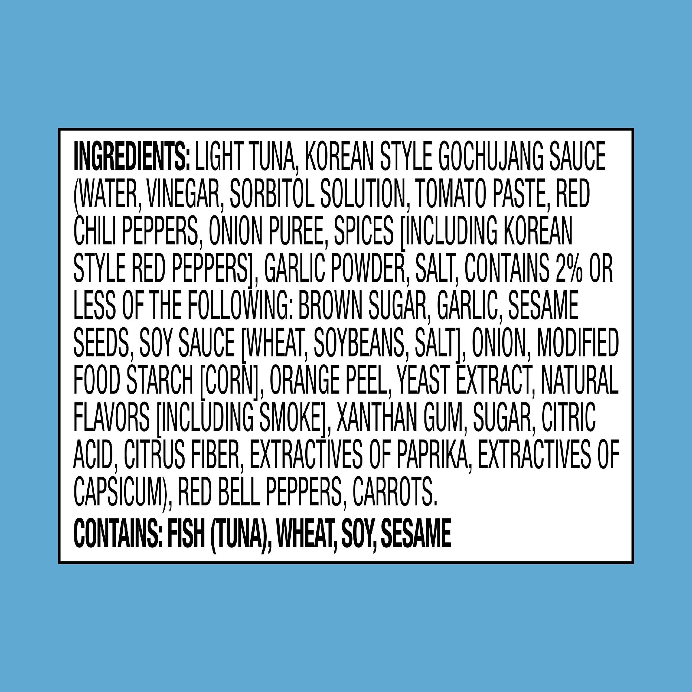 StarKist Gochujang pouch on-the-go snack with 13 g protein per serving