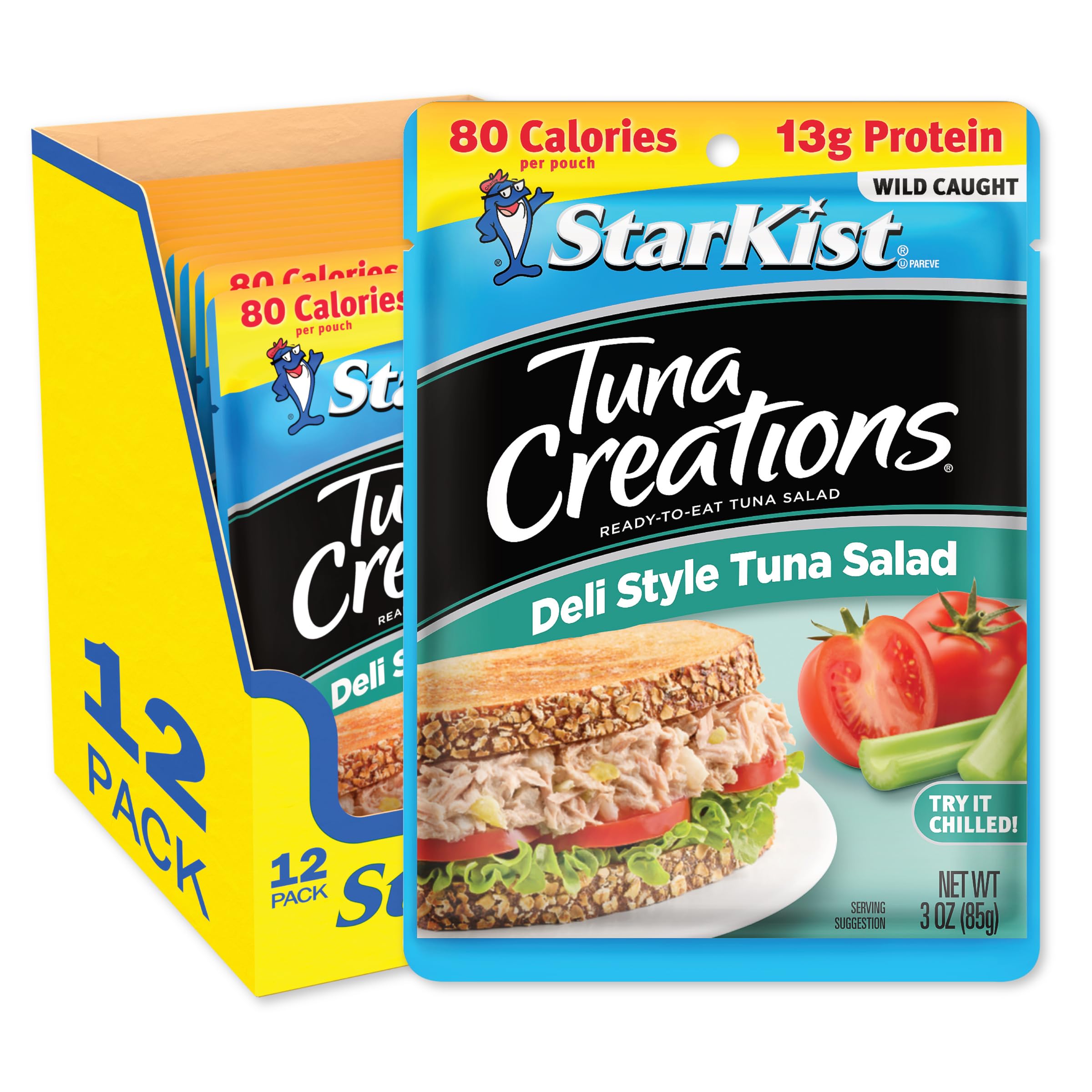 StarKist Tuna Creations Deli Style tuna salad pouch package ready for grabbing lunch
