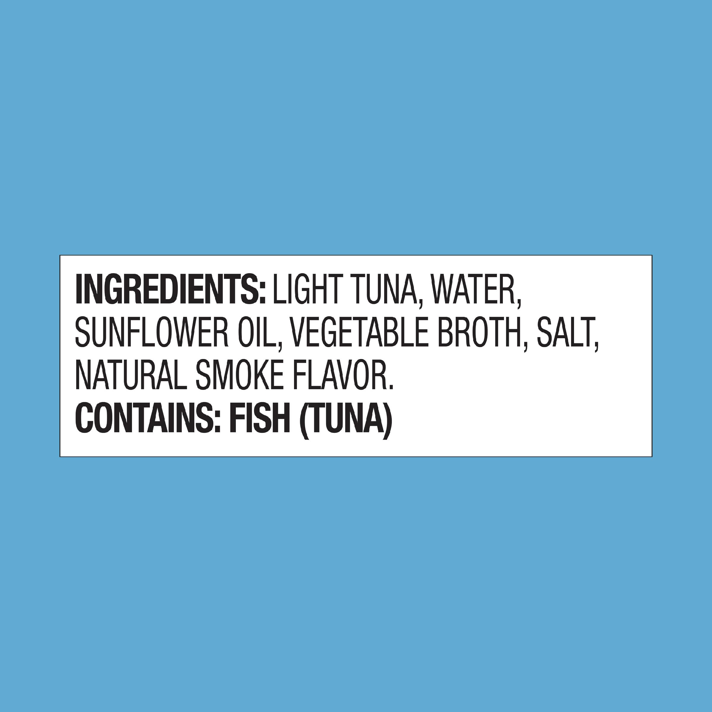 StarKist Hickory Smoked Tuna Creations nutrition panel highlighting 17g protein and 110 calories